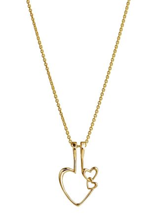 Lempikoru Lucky ring holder gold-plated silver necklace 52 053 00 500