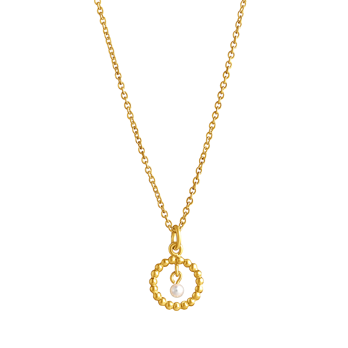 Lempikoru Pearl - Eternity gold-plated silver pendant 52 083 30 500