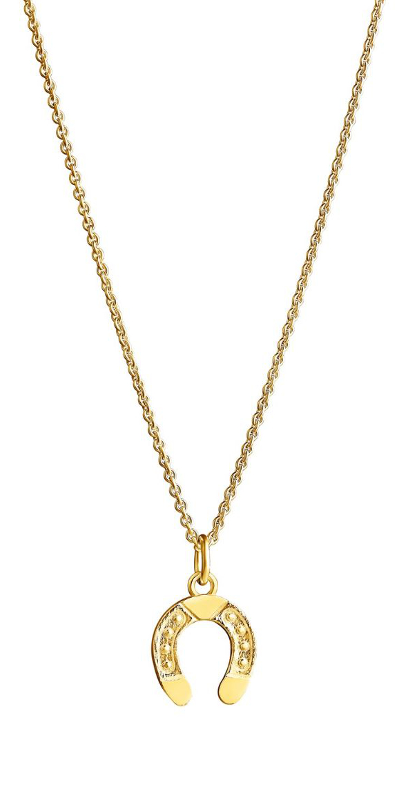 Lempikoru Ratsu horse shoe silver pendant gold-plated 52 113 00 500