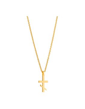 Top Gold silver orthodox cross 52 5080 0500