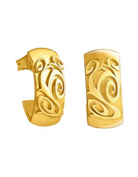 Lempikoru Baroc gold-plated silver earrings 53 321 00 000