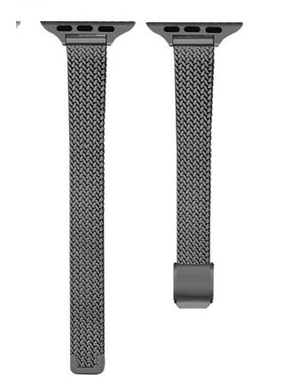 Apple Watch Stylish Milanese Stainless Steel Strap Black