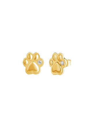 Lempikoru Paw gold-plated silver earrings 53 275 01 000