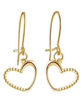Lempikoru Favorite Friend gold-plated earrings with hook 54 089 00 000