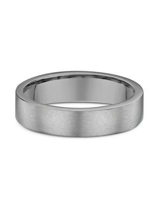 Lykka Strong titanium ring straight-edge 5 mm