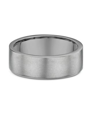 Lykka Strong titanium ring straight-edge 7 mm