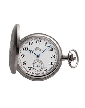 Leijona mechanical silver-colored pocket watch 5532-43