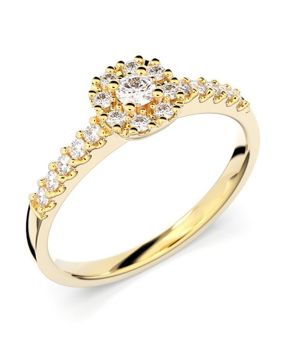 Festive Jasmin halo diamond ring 561-025-KK