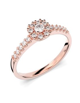 Festive Jasmin halo diamond ring 561-025-PK