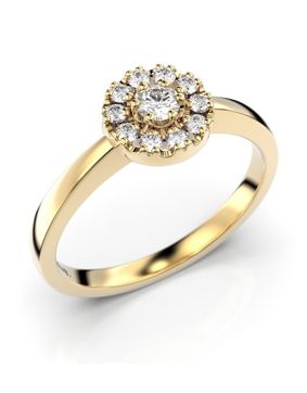 Festive Olivia halo diamond ring 563-017-KK