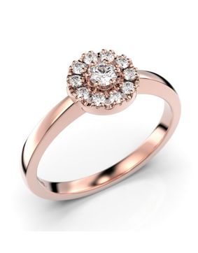 Festive Olivia halo diamond ring 563-017-PK