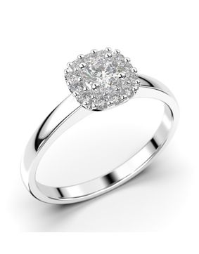 Festive Janette halo diamond ring 567-030-VK