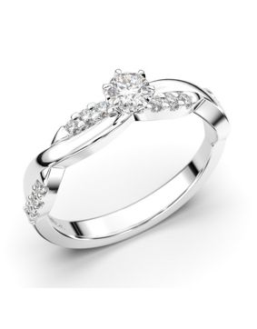 Festive Teresa side stone diamond ring 569-030-VK