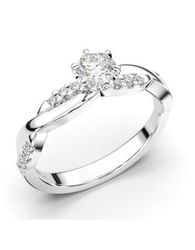 Festive Teresa side stone diamond ring 569-044-VK