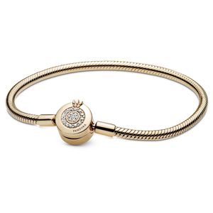 Pandora Moments Sparkling Crown O Snake Chain Bracelet 569046C01