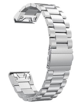 Tiera Garmin Fenix Classic stainless steel band quick release 26 mm