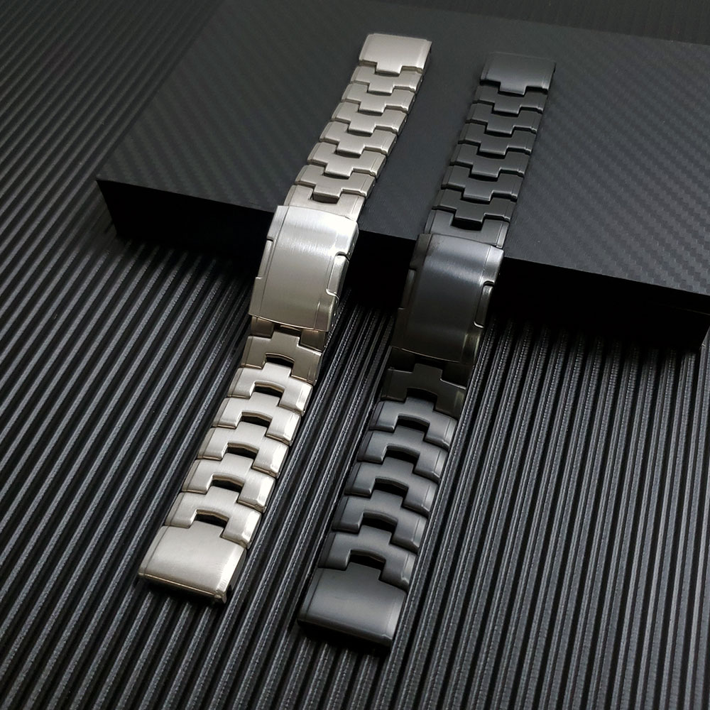 Tiera Garmin Fenix titanium band black quick release 26 mm watchesonline