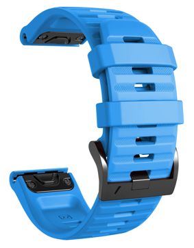 Tiera Garmin Fenix silicone band sky blue quick release 22 mm