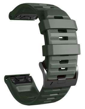 Tiera Garmin Fenix silicone band vihreä quick release 22 mm