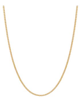 Lykken Basics gold plated box chain 1.1 mm