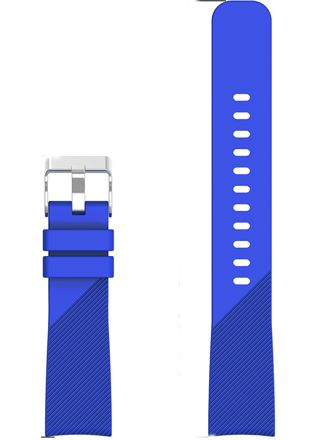 Tiera blue silicone-watch-strap 20 mm quick-release