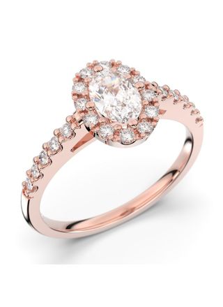 Festive Evelyn halo diamond ring 577-072-PK