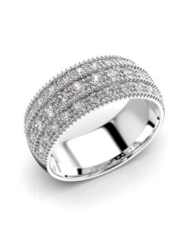 Festive Manuela morganite anniversary diamond ring 579-052M-VK