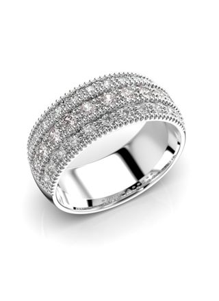 Festive Manuela morganite anniversary diamond ring 579-052M-VK