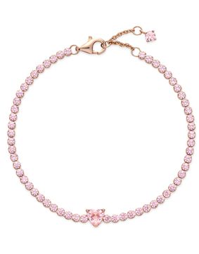 Pandora chain Sparkling Heart Tennis Bracelet 580041C01