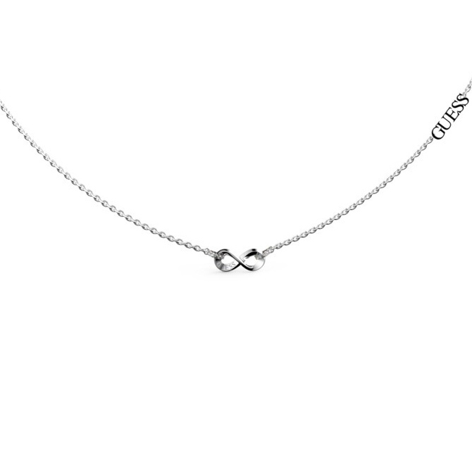 GUESS Endless dream silver colored infinity necklace JUBN03264JWRHT/U