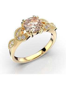 Festive Madison morganite diamond ring 586-092M-KK