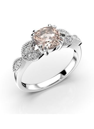 Festive Madison morganite diamond ring 586-092M-VK