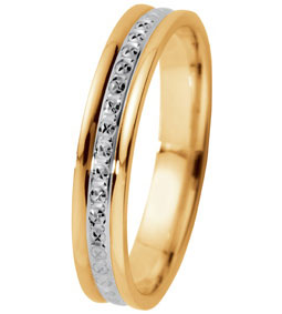 Kohinoor Engagement Ring 3,5mm ; 14K gold 003-020