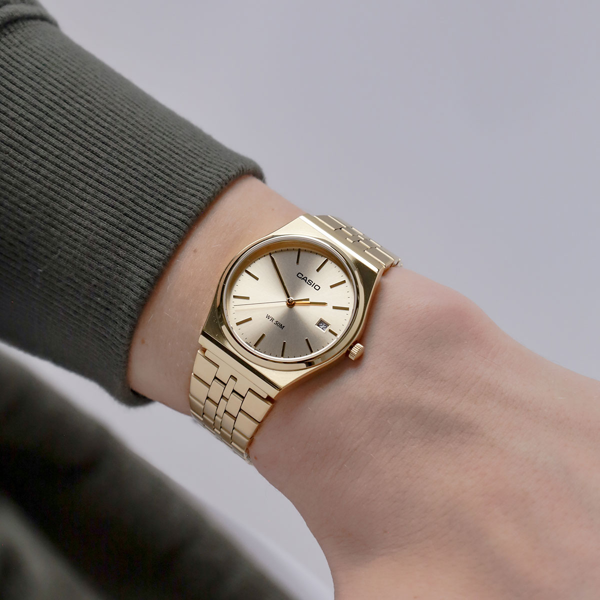 Casio Standard gold steel MTP B145G 9AVEF watchesonline