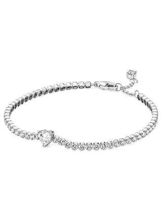 Pandora Sparkling Heart Tennis Bracelet 590041C01