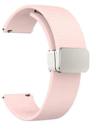 Tiera silicone band with magnetic clasp pink 20 mm 