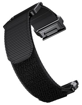Tiera Garmin Fenix 26 mm black nylon band with quick release
