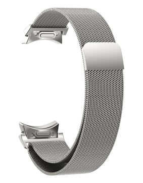 Tiera Samsung Galaxy Watch6 Milanese steel strap with quick release Silver