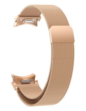 Tiera Samsung Galaxy Watch6 Milanese steel strap with quick release Rose Gold