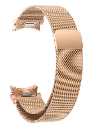 Tiera Samsung Galaxy Watch6 Milanese steel strap with quick release Rose Gold