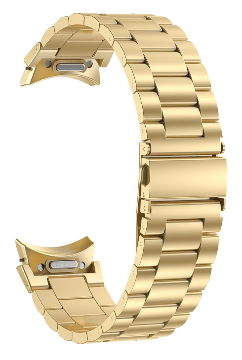 Tiera Samsung Galaxy Watch6 steel strap with quick release Gold