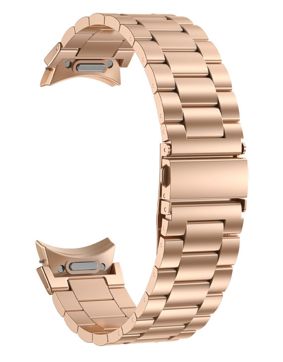 Tiera Samsung Galaxy Watch6 steel strap with quick release Rose Gold