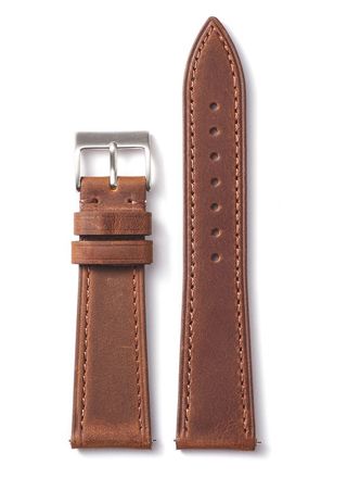 Tiera leather strap dark brown