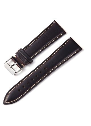 Tiera Oil Wax leather strap dark brown