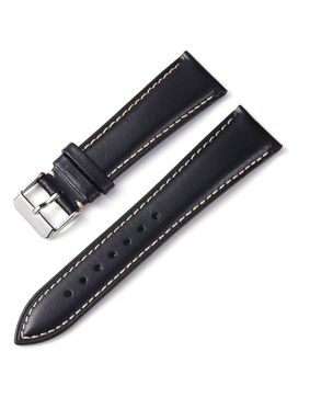 Tiera Oil Wax leather strap black
