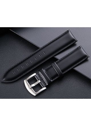 Tiera Classic leather strap black