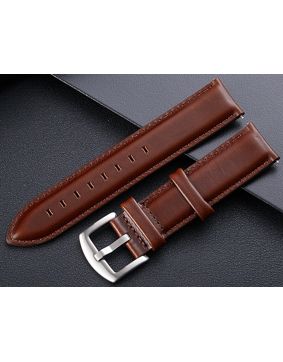 Tiera Classic leather strap dark brown