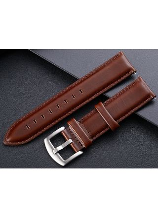 Tiera Classic leather strap dark brown