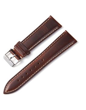 Tiera Oil Wax leather strap light brown
