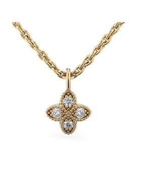 Festive Lotus diamond pendant 591-006R-KK